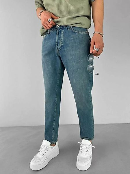 Abluka Bequeme Jeans BOYFRIEND BASIC JEANS BLUE günstig online kaufen