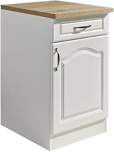 wiho Küchen Unterschrank "Linz", 50 cm breit, in Landhaus-Optik günstig online kaufen