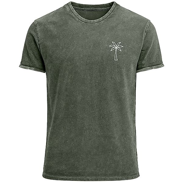 Neverless Print-Shirt Herren T-Shirt mit Palmen günstig online kaufen