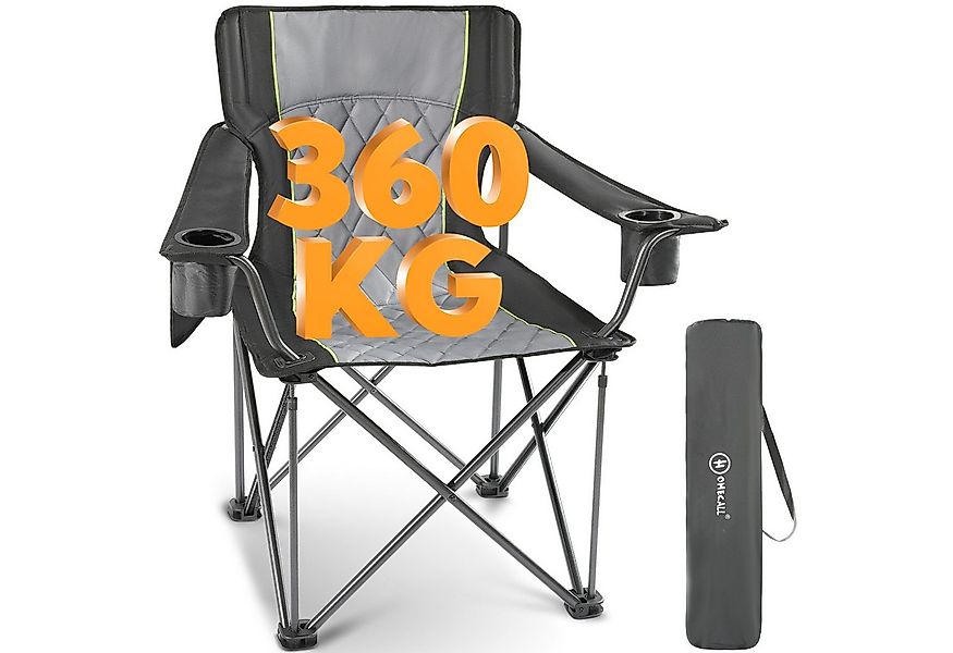 HOMECALL Campingstuhl Übergroßer Klappstuhl mit hoher Rückenlehne, XXL Falt günstig online kaufen