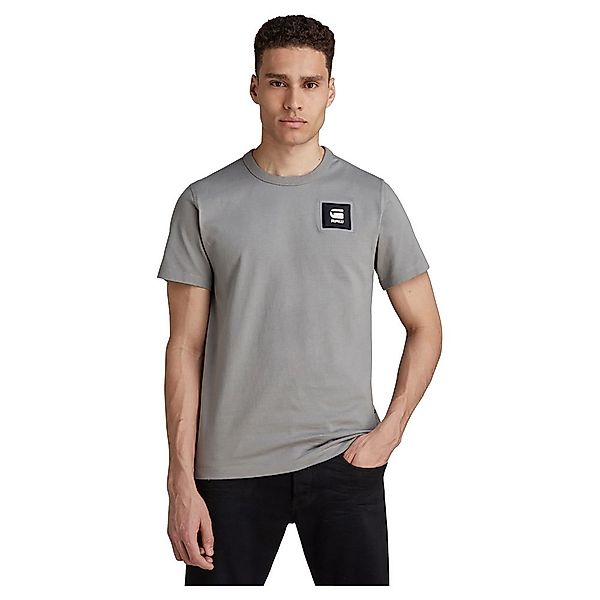 G-star Badge Logo+ Kurzarm Rundhalsausschnitt T-shirt XS Charcoal günstig online kaufen