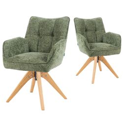 DUBI Möbel Polsterstuhl Mika-Theo 2er-Set, Federkern, günstig online kaufen