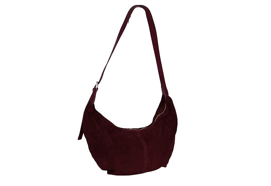 MIRROSI Umhängetasche Damen Crossbody Bag, Wildleder Echtleder Made In Ital günstig online kaufen