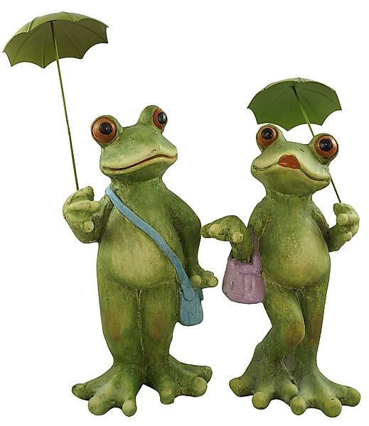 Denk Dekofigur Froschpaar mit Schirm günstig online kaufen