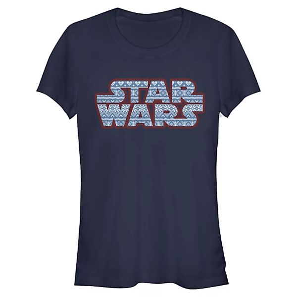Star Wars - Logo Fairisle - Weihnachten - Frauen T-Shirt günstig online kaufen