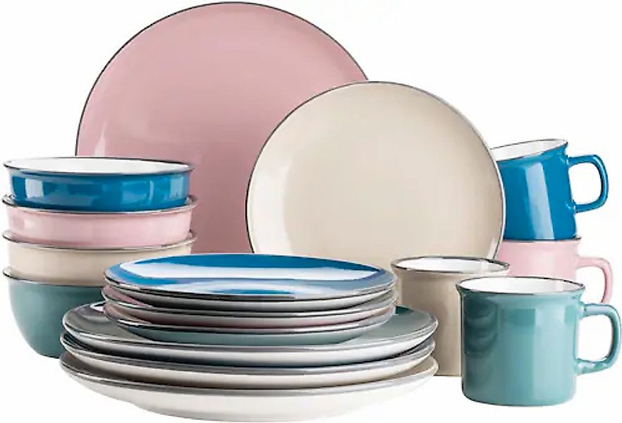 MÄSER Kombiservice »MAILA, Geschirr-Set, Steinzeug« günstig online kaufen