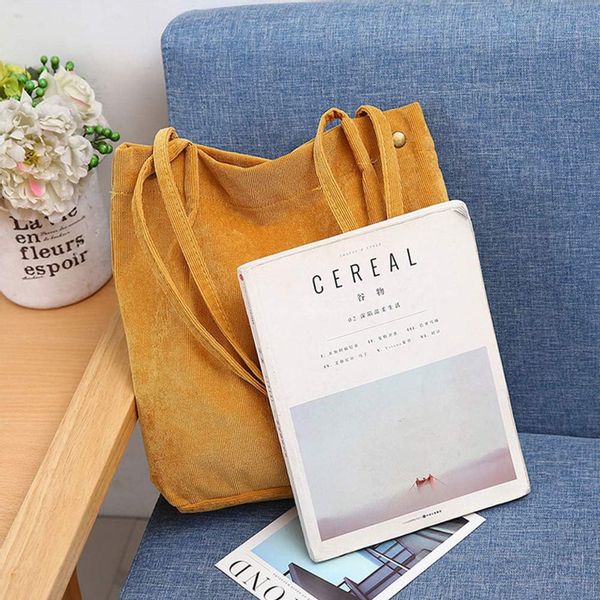 OKWISH Handtasche Kordsamtschultertasche Tote Bag Freizeittasche günstig online kaufen