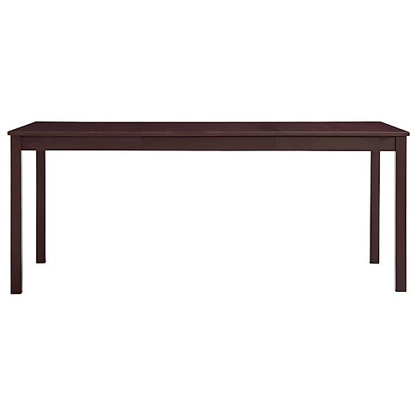 vidaXL Esstisch Dunkelbraun 180 x 90 x 73 cm Kiefernholz günstig online kaufen