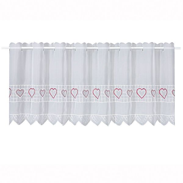 Gerster Scheibengardine Love, Durchzuglöcher (1 St), günstig online kaufen