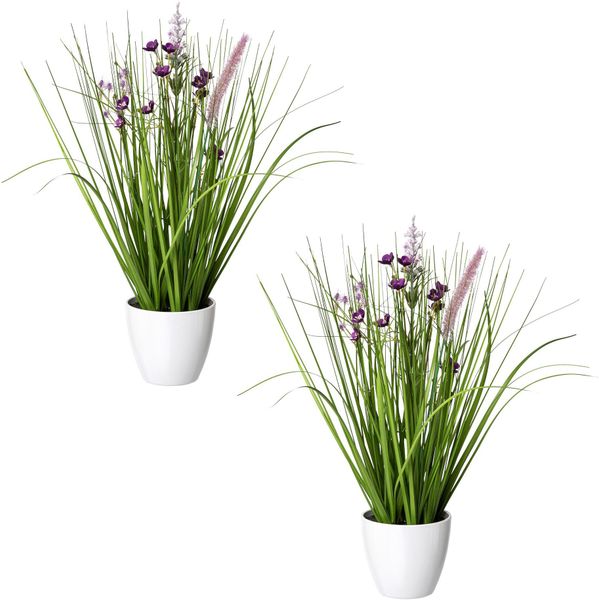 Kunstgras Blüten-Gras-Mix, Creativ green, Höhe 41 günstig online kaufen