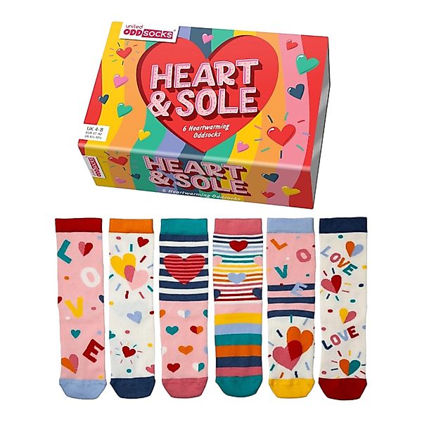 United Oddsocks Freizeitsocken Ein Herz und günstig online kaufen