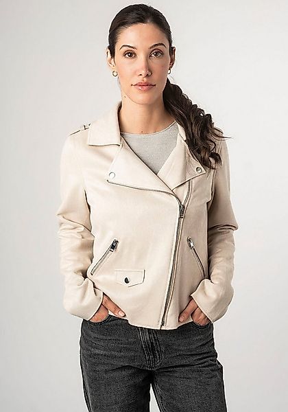 Mauritius Lederimitatjacke 2Wtomiwa mit Schulterklappen, mit Nieten günstig online kaufen