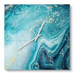 DEQORI Wanduhr 'Meer aus Marmor' (Glas günstig online kaufen