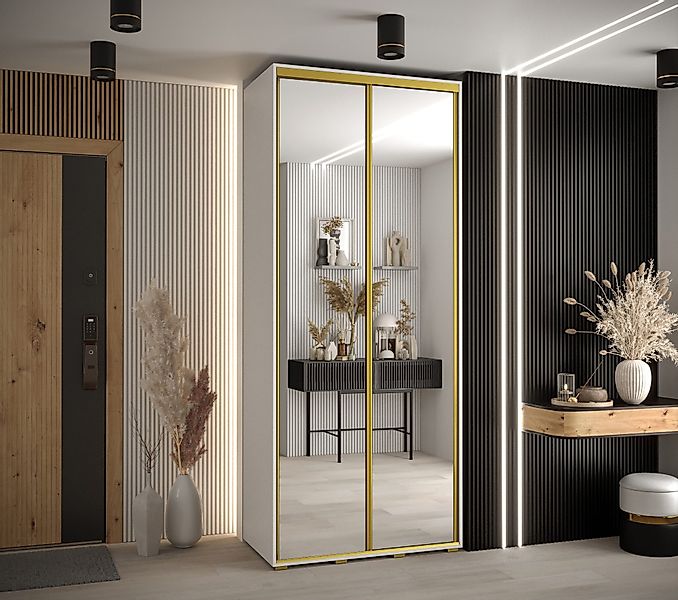 ABIKS MÖBEL Schwebetürenschrank Davos 2 Schlafzimmerschrank mit Spiegel, Kl günstig online kaufen