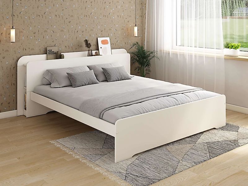 Home affaire Bett "Ismund, Stauraum im Kofteil, Stauraumbett" inklusive Lat günstig online kaufen