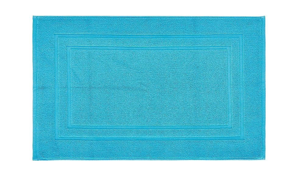 HOME STORY Badvorleger  Lifestyle - blau - 100 % Baumwolle - 50 cm - Heimte günstig online kaufen
