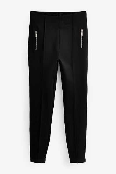 Next Leggings Ponte-Leggings mit Reißverschlussdetail, Kurzgröße günstig online kaufen