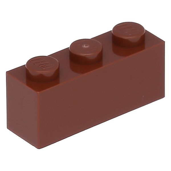 LEGO® 100x LEGO Stein 1x3, Rotbraun günstig online kaufen