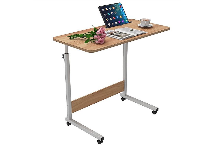 JEOBEST Schreibtisch Computertisch Mobiler Stehtisch 80x40cm Laptoptisch mi günstig online kaufen