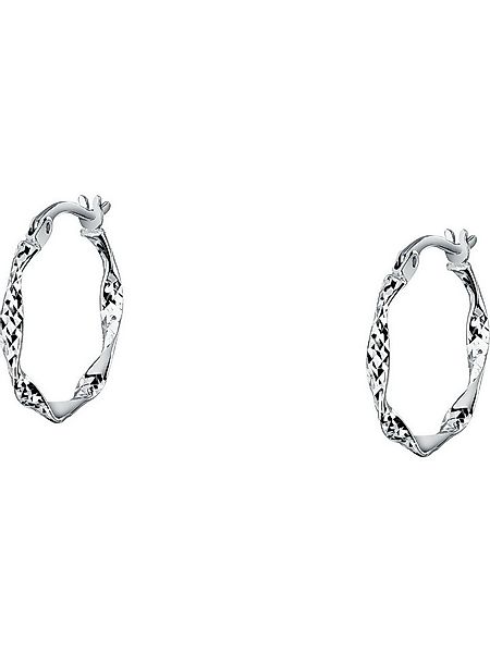 CHRIST Paar Creolen CHRIST Damen-Creolen 585er Weißgold (Paar), Damenschmuc günstig online kaufen