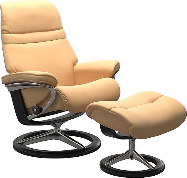 Stressless Relaxsessel "Sunrise", (Set, Relaxsessel mit Hocker), mit Signat günstig online kaufen