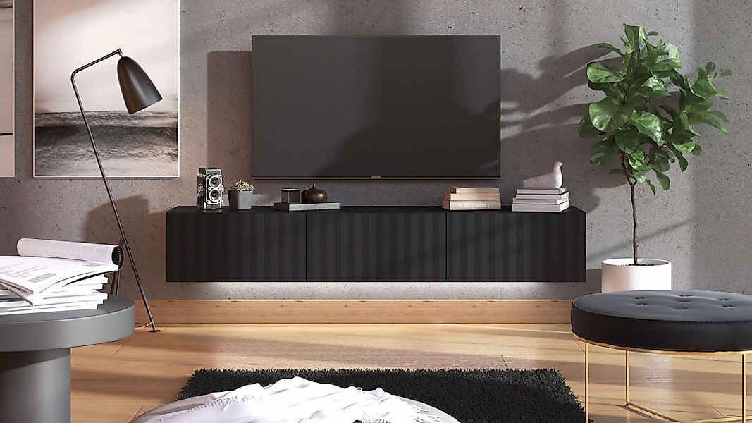 INOSIGN Lowboard "Antibes TV-Lowboard, Breite 192/154/128 cm, TV-Schrank", günstig online kaufen