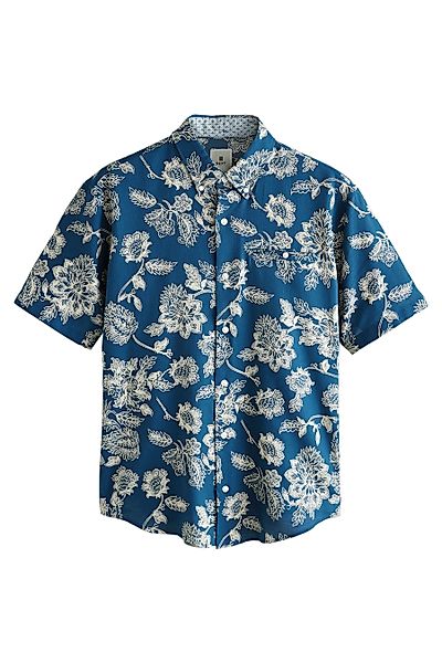 Next Kurzarmhemd Kurzarmhemd mit floralem Muster günstig online kaufen