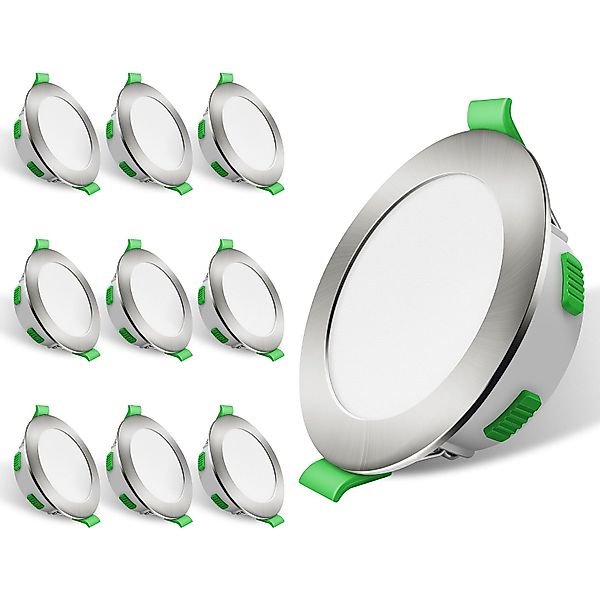ALUSSO LED Einbaustrahler 10er-Set, 8W LED günstig online kaufen