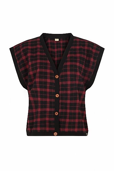 Turtledove London Bolerojacke "Blythe Sleeveless Top Damen" ohne Kapuze günstig online kaufen