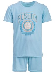 Henry Terre Schlafanzug Pyjama Set Shorty günstig online kaufen