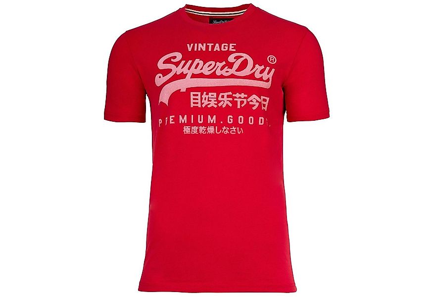 Superdry T-Shirt Herren T-Shirt 1er Pack Baumwolle VI Classic Tee (Packung, günstig online kaufen