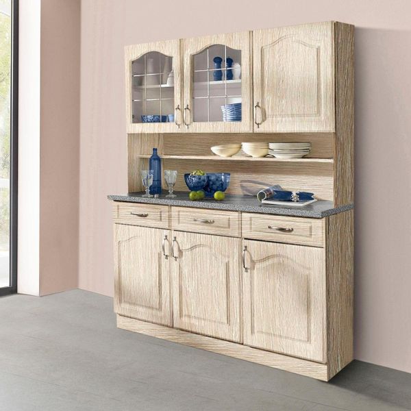 wiho Küchen Küchenbuffet "Linz" 150 cm breit, in Landhaus-Optik günstig online kaufen