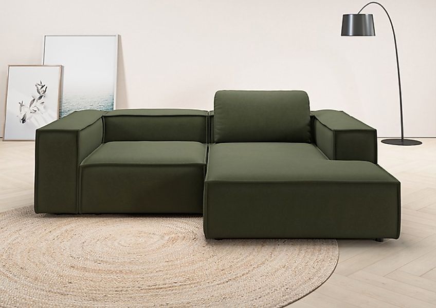 Places of Style Ecksofa »Watertown, kompakte L-Form, 246 cm breite für klei günstig online kaufen