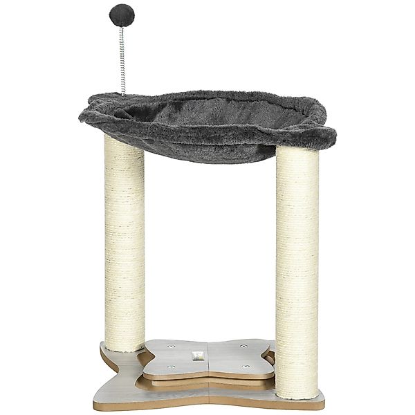 PawHut Katzenkratzbaum max 5kg mit Hängematte, Spielbällen und Sisalstangen günstig online kaufen