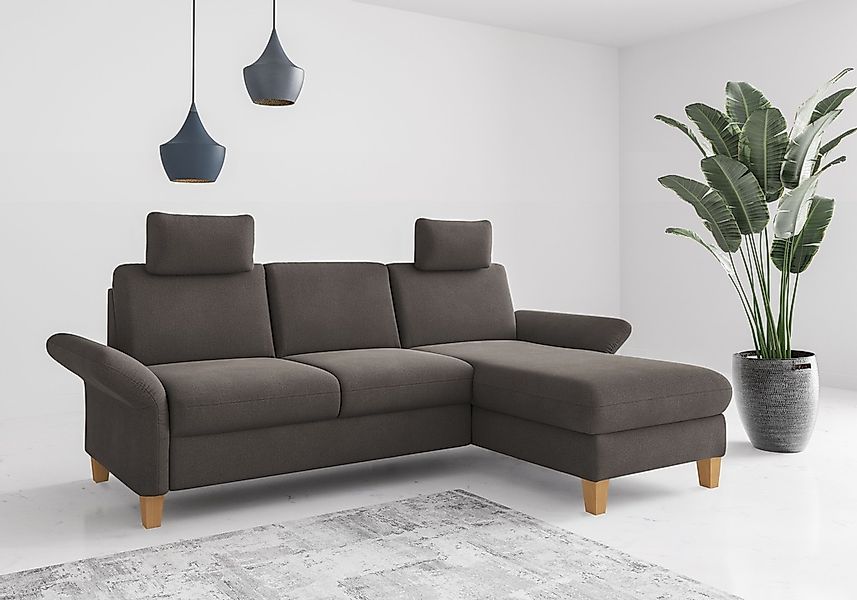 Home affaire Ecksofa "Rochelle, L-Form" wahlweise mit Armteilverstellung, B günstig online kaufen