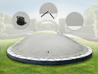 AirDeluxe Pool-Abdeckplane Ovale aufblasbare Poolplanen Schwimmbad günstig online kaufen