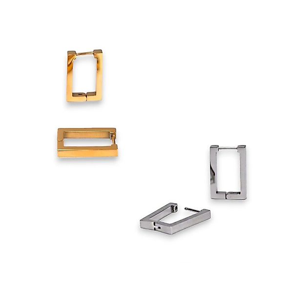 SHELAGO Klappcreolen Ohrringe - Paar eckige günstig online kaufen