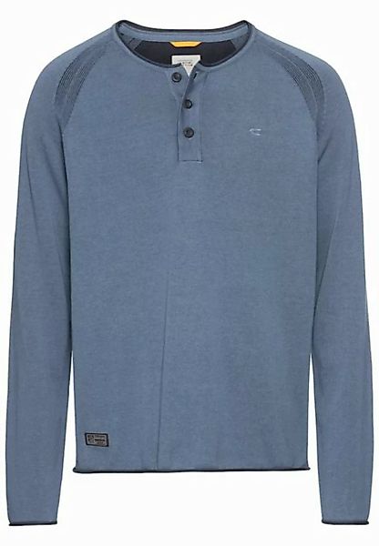 camel active Henleyshirt aus zertifiziertem Organic Cotton günstig online kaufen