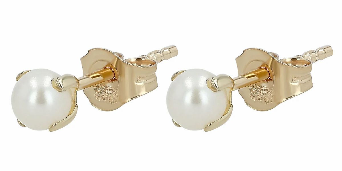 Adelia´s Paar Ohrhänger "Damen Ohrringe – Ohrstecker aus 333 Gold mit Perle günstig online kaufen