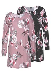 Vivance Dreams Sleepshirt 2er-Pack, mit Blumendruck günstig online kaufen