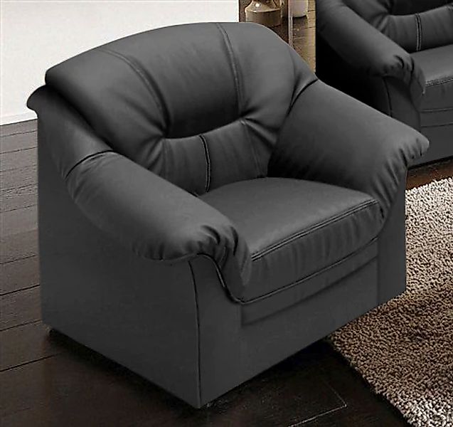 DOMO collection Sessel »Montana Kunstleder-Bezug, zeitlos und elegant« günstig online kaufen