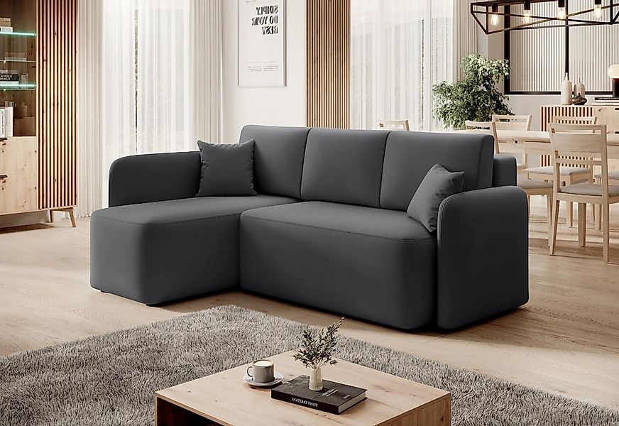 DB-Möbel Ecksofa Hudson mit Schlaffunktion 206X150cm. Ecksofa vom Herstelle günstig online kaufen