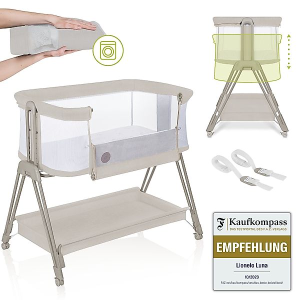 lionelo Baby-Reisebett LUNA, 2in14 Rädern mit günstig online kaufen