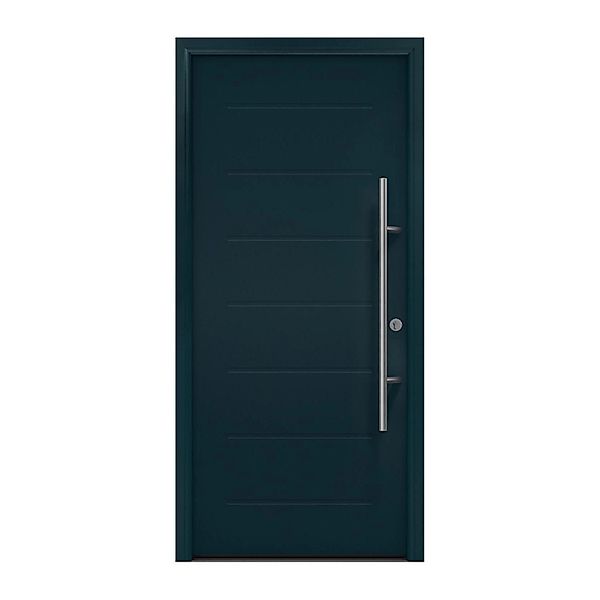 EcoStar Haustür Isopro Secur IPS 015 Anthrazitgrau 110 cm x 210 cm DIN R günstig online kaufen