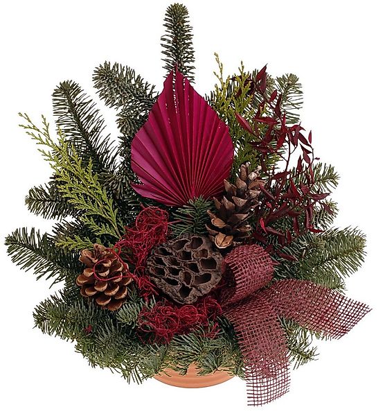 CreaFlor Home Dekokranz Grabschmuck, Handarbeit, natur, Motiv: Palmspeer günstig online kaufen