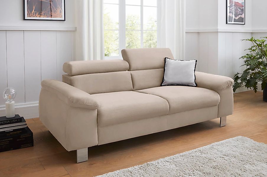 COTTA 3-Sitzer "Komaris, B: 193 cm" mit Kopfteilverstellung günstig online kaufen