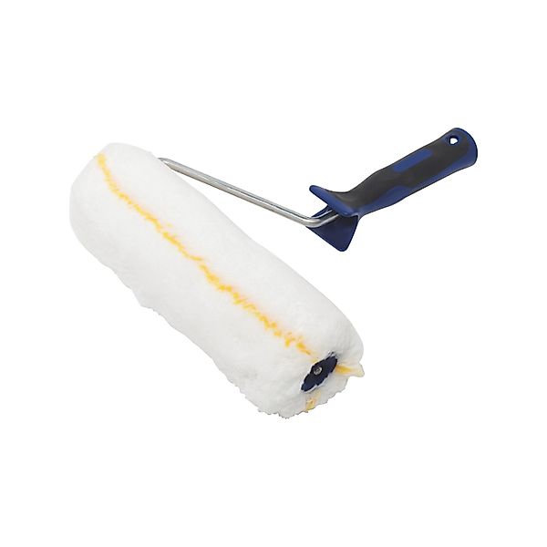 LUX-TOOLS Goldfaden-Roller gepolstert 2K-Softgriff Schwarz-Blau 25 cm günstig online kaufen