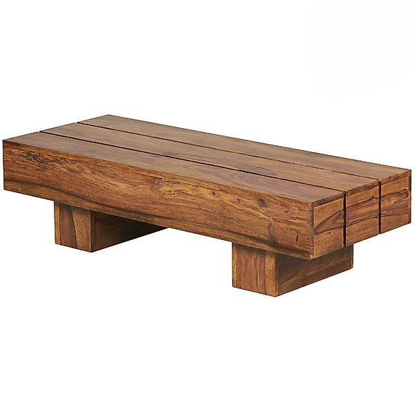 KADIMA DESIGN Couchtisch Couchtisch Massiv-Holz 120cm günstig online kaufen