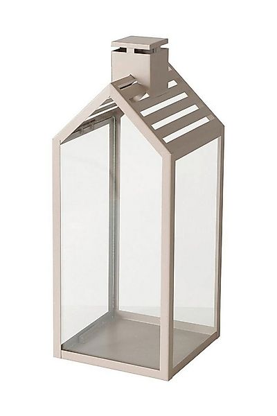 BOLTZE GRUPPE GmbH Windlicht Laterne CODY, H 35 cm, Beige, Metall, Glas, (1 günstig online kaufen
