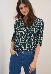 CECIL Langarmbluse mit All-Over Print günstig online kaufen
